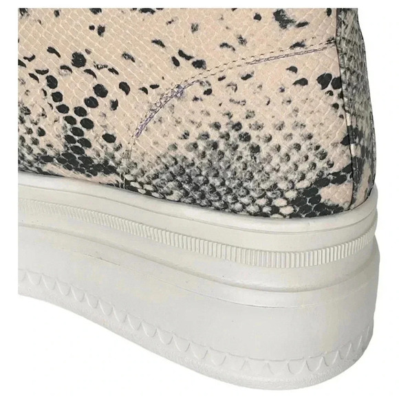 Madden Girl Chucki Snake Print Faux Leather High Top Womens Sneakers Size 8.5M - Picture 7 of 13